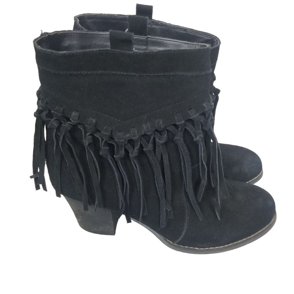 Sbicca Vintage Collection Womens 8.5 Black Suede L
